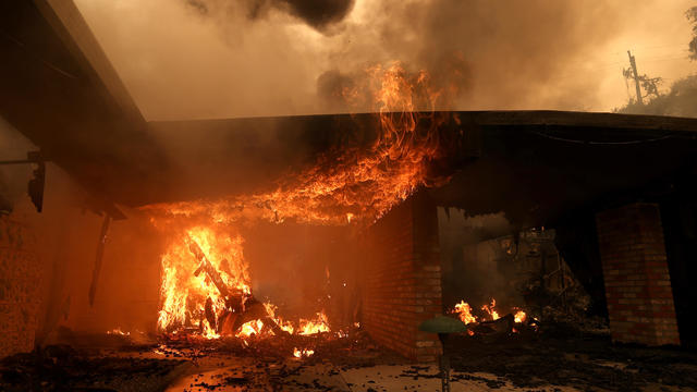 Cluster Of Destructive Wildfires Burns Through Napa And Sonoma Counties In California 