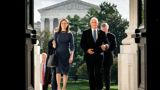 Senators Meet With Supreme Court Nominee Amy Coney Barrett 