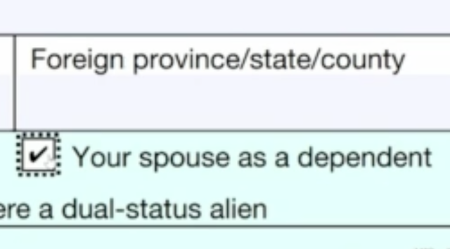 Glitch on tax return 