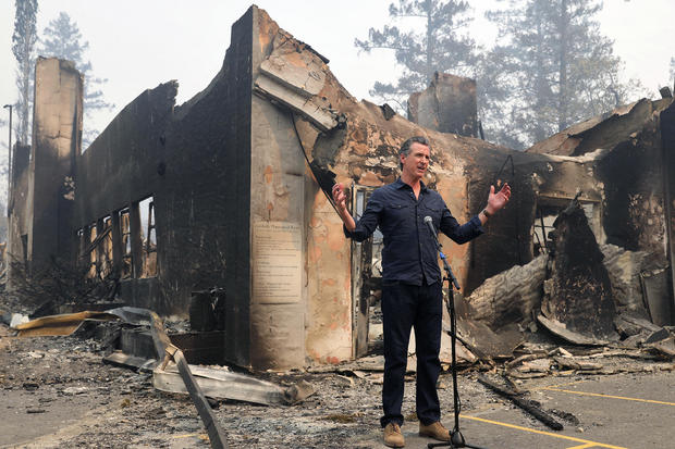 California Wildfires Newsom 
