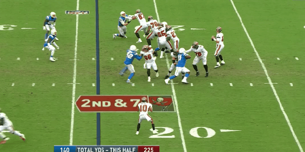 Tom Brady to Scottie Miller