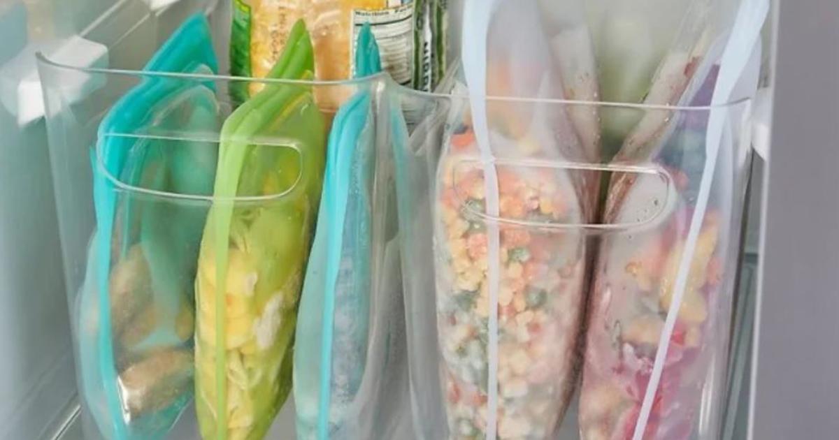 Bagged items are constantly making our small freezer extra awkward