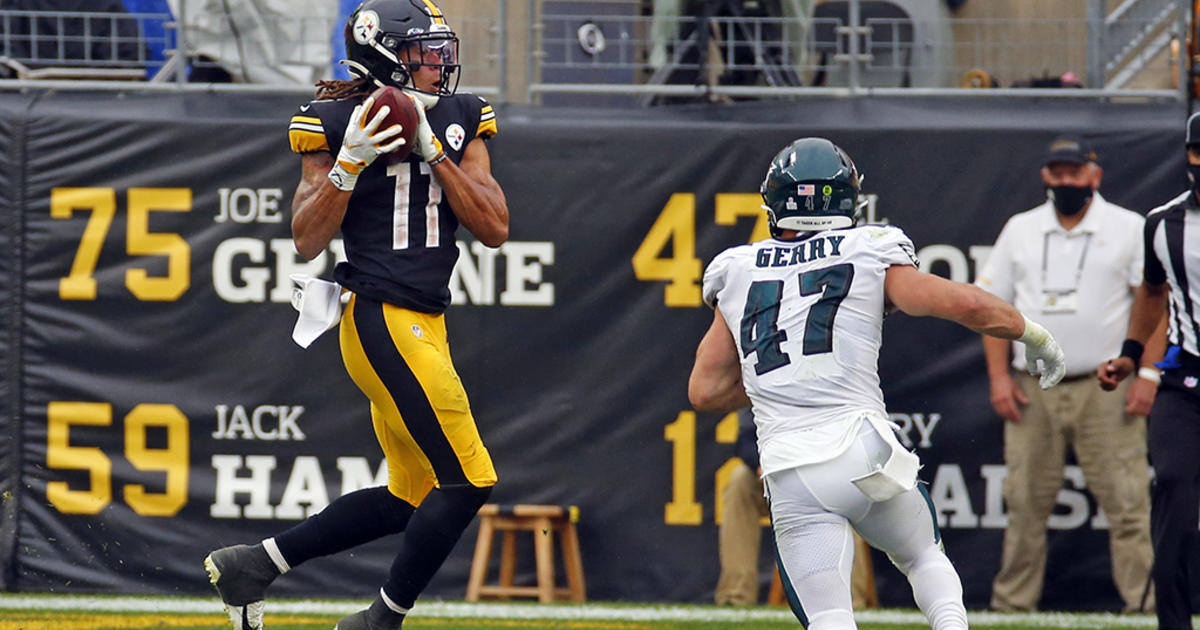 Chase Claypool Sets Steelers Rookie Record With 4 TDs, Steelers Beat Eagles  38-29 - CBS Pittsburgh