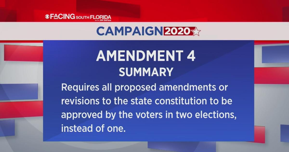 Facing South Florida Amendment 4 CBS Miami