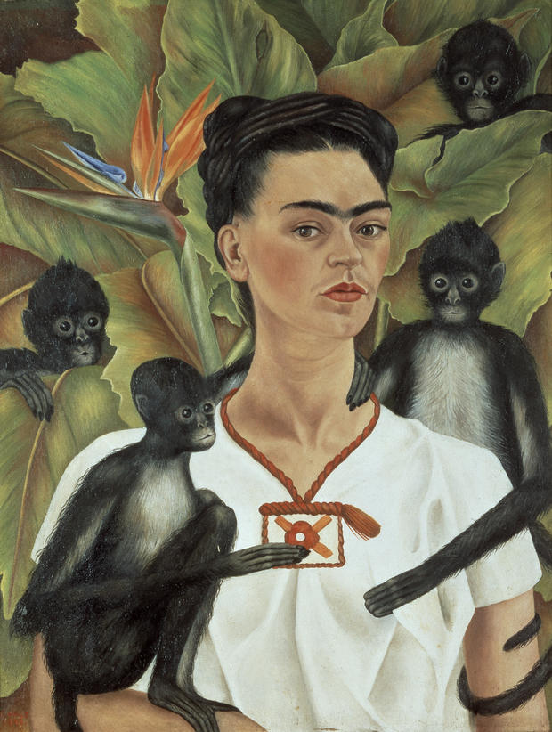 Frida Kahlo, Self-Portrait with Monkeys, 1943 