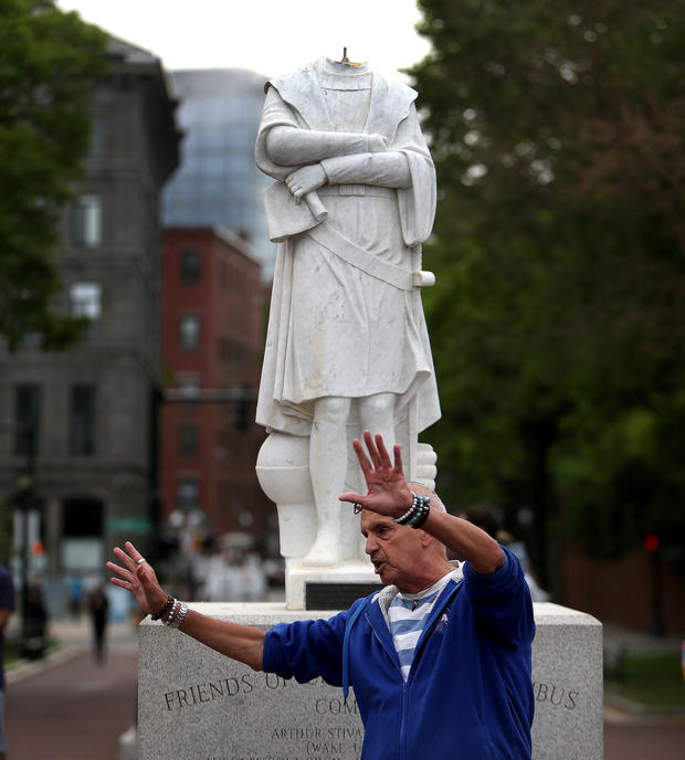 Indigenous Groups Ask For Columbus Statue To Be Permanently Removed 