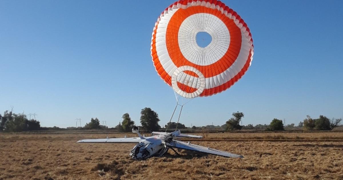 Parachute Saves Lives Of Three People On Board Small Airplane In Sutter ...