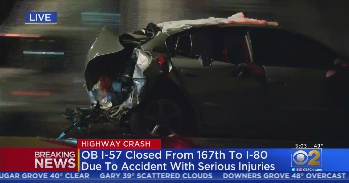 Police Investigating Fatal Crash On I-57 Near 171st Street - CBS Chicago