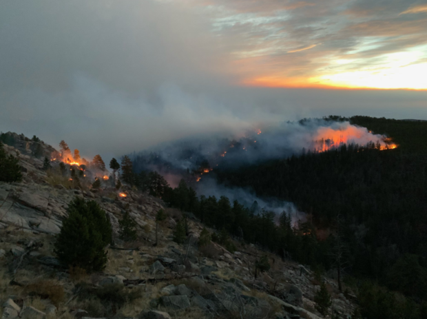Cameron Peak Fire 1 (Loveland Fire Rescue Authority tweet) 