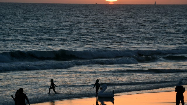 Sunset in San Clemente, California. 