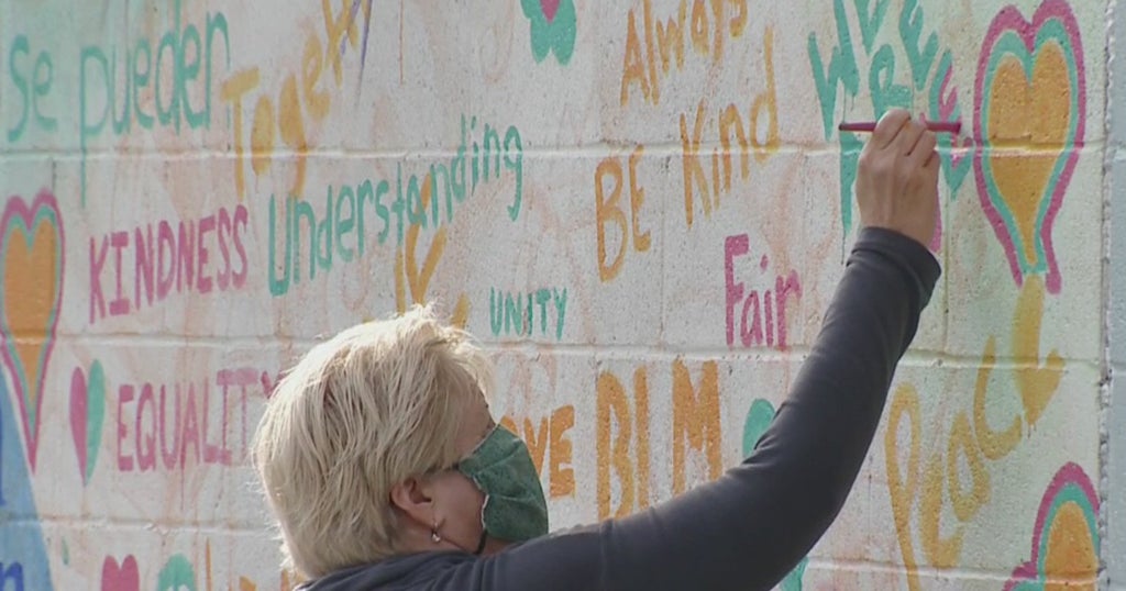 Artists Paint Mural Aimed At Raising Awareness For Gun Violence, Racism ...