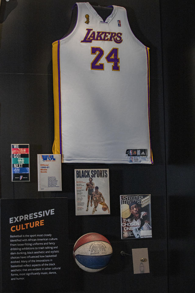 Smithsonian museum honors Kobe Bryant by displaying his Finals jersey - CBS  News
