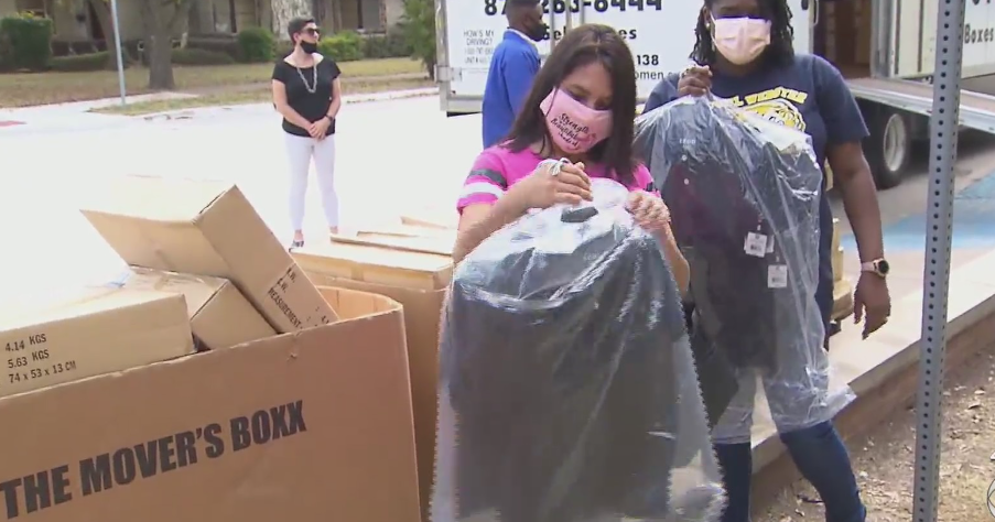 3,000 School Uniforms Donated And Delivered To Dallas ISD Students In