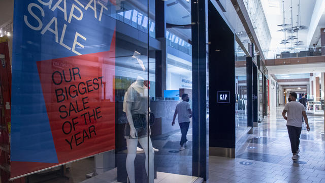 Gap store inside the Westfield Topanga shopping mall 