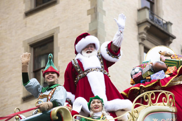 Santa Claus Macy's Thanksgiving Day Parade 