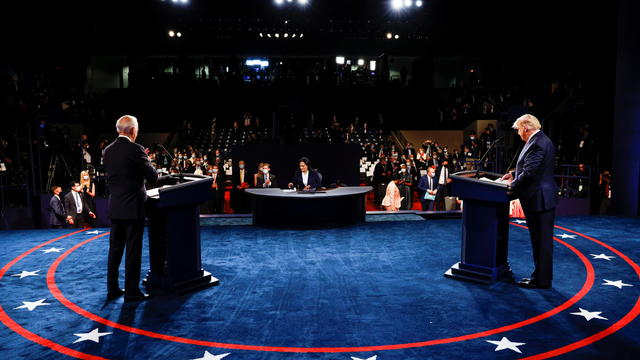 President Trump and Democratic presidential nominee Biden participate in their second debate in Nashville 