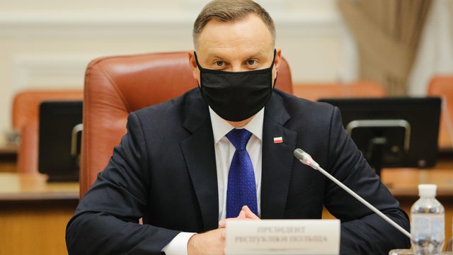 President Of Poland Duda Holds Official Visit To Ukraine 