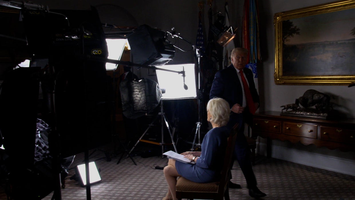 The 60 Minutes interview that President Trump cut short - CBS News