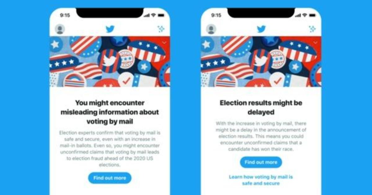 Facebook And Twitter Face Challenges With Election Misinformation - CBS ...