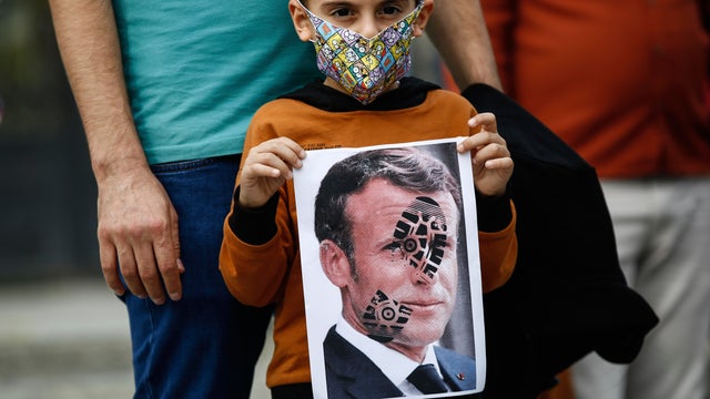 Turkey France Protest 