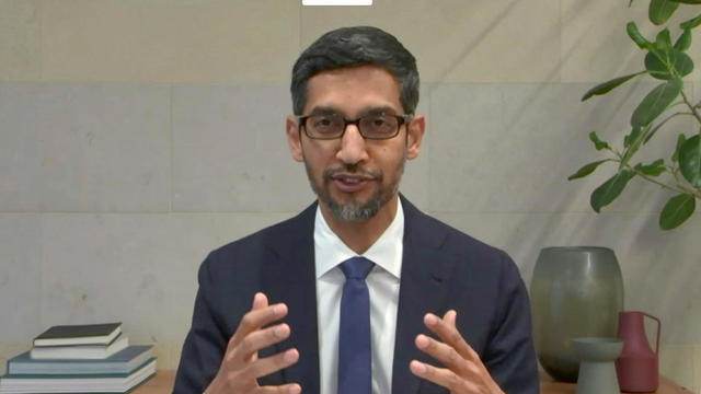 Google's Alphabet Inc CEO Sundar Pichai testifies before Senate Commerce Committee hearing in Washington 