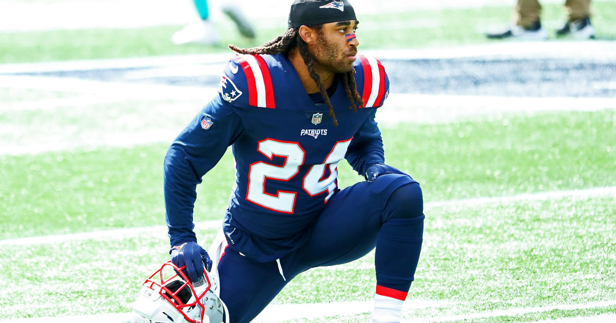 New England Patriots #24 Stephon Gilmore Color Rush Legend Home