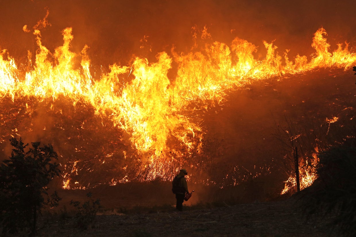 Blue Ridge Fire At Chino Hills 