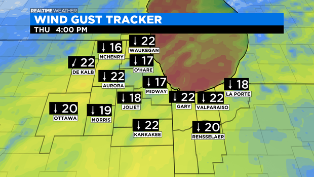 Wind Gust Tracker: 10.28.20 