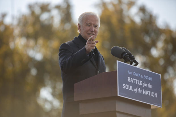 Joe Biden Hosts Drive-In Get Out The Vote Event In Iowa 