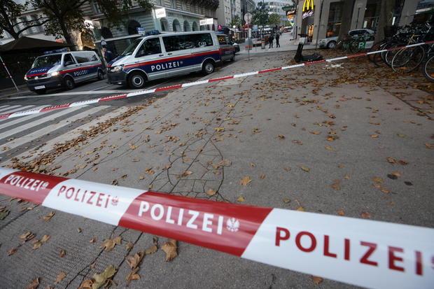 Gunfire exchanges in Vienna 