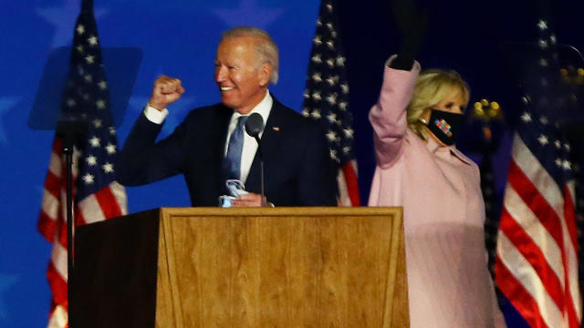 Democratic Presidential Candidate Joe Biden Holds Election Night Event In Delaware 