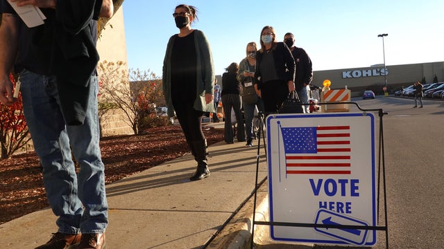 Across The U.S. Voters Flock To The Polls On Election Day 