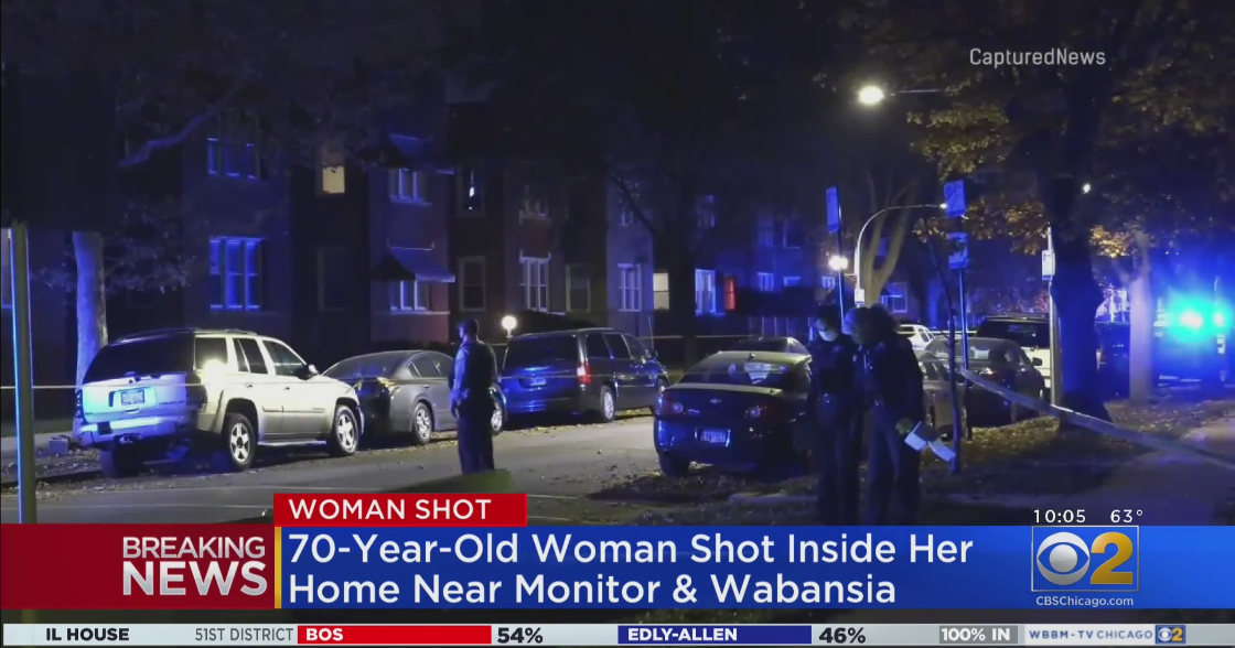 Woman, 70, Struck By Stray Bullet In Galewood Home - CBS Chicago
