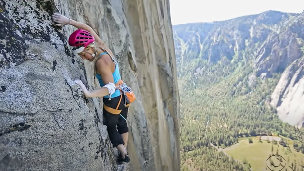 Emily Harrington Climbs Sheer Granite Wall in Yosemite National Park 