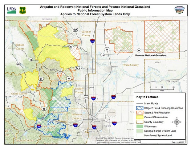 usfs closure area 