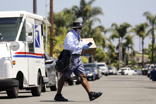 Coronavirus COVID-19 USPS Postal Workers Mailman 