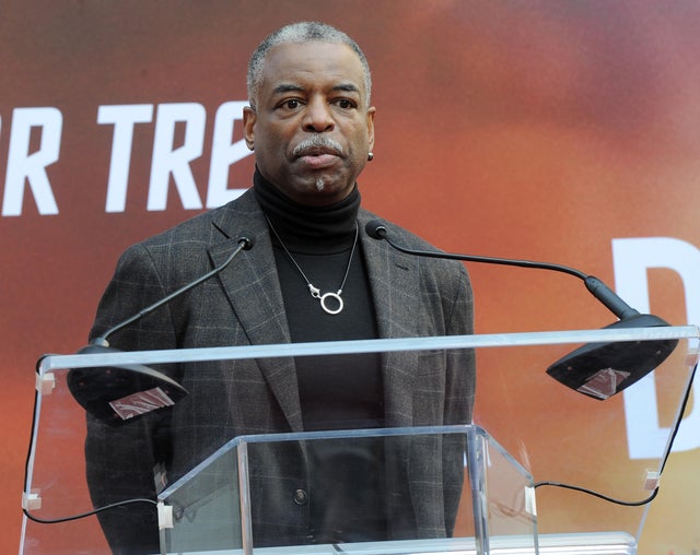 Sir Patrick Stewart Places His Handprints And Footprints In Cement At TCL Chinese Theatre IMAX