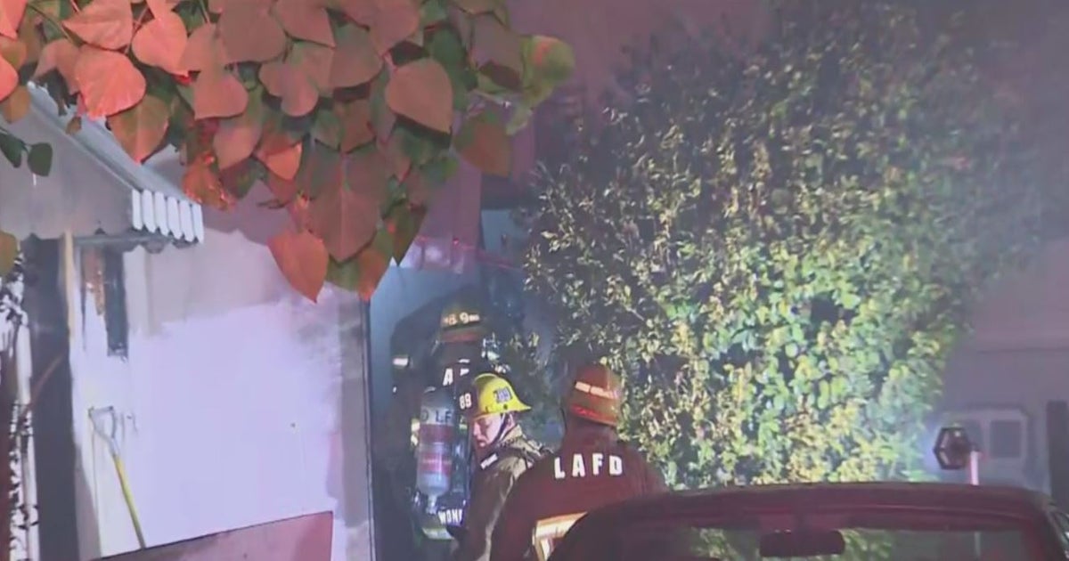 North Hollywood House Fire May Have Been Sparked By Candle CBS Los