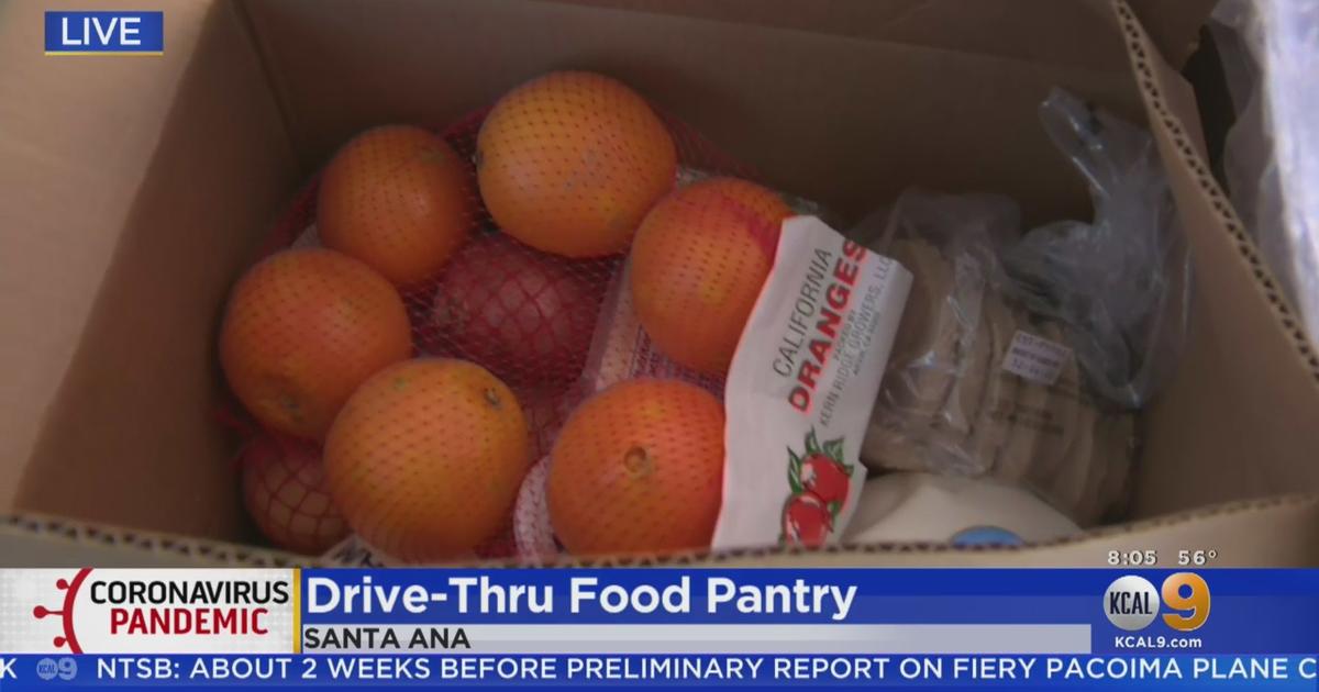 Drive Thru Food Pantries Help Vulnerable Families In Orange, Los ...