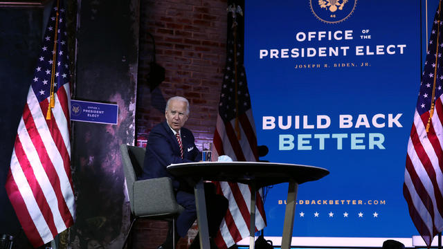 President-Elect Joe Biden Makes Address On Nation's Economy 
