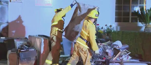 Painting Supplies Found In Burning Encino Motel Room 