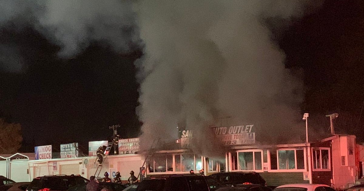 Crews Get Upper Hand On Fire At Auto Dealership In San Jose CBS San