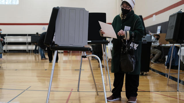 Across The U.S. Voters Flock To The Polls On Election Day 