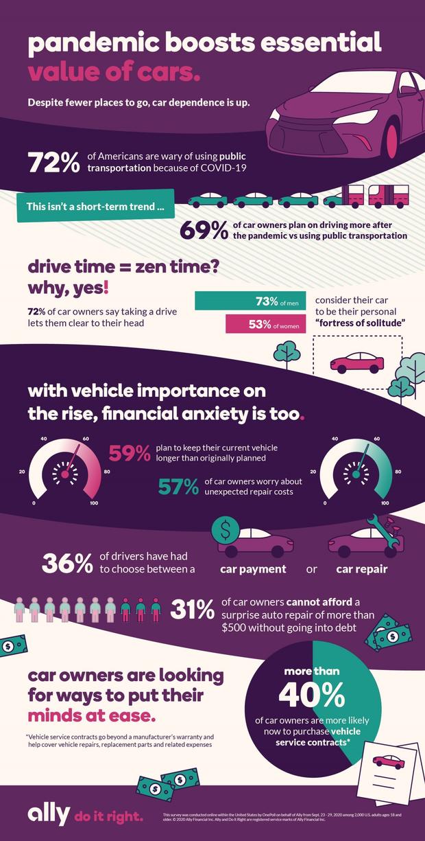 Ally Financial - Auto Survey Infographic 