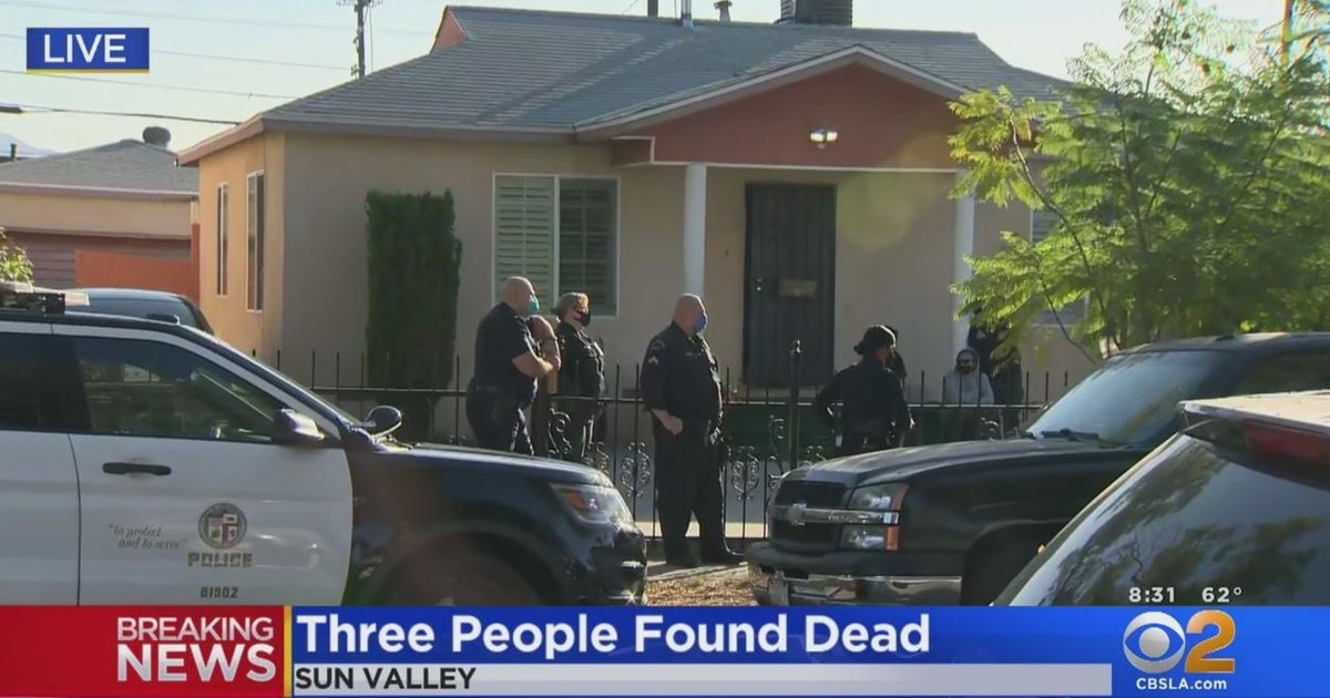 2 Women, 1 Man Found Dead Inside Sun Valley Home - CBS Los Angeles