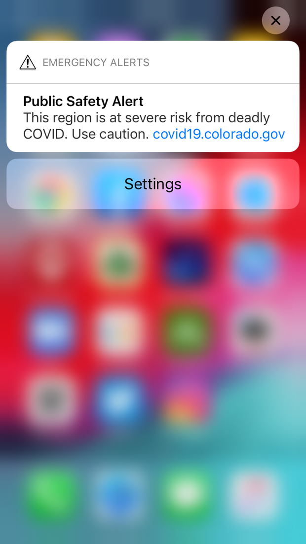 COVID Phone Alert 1 