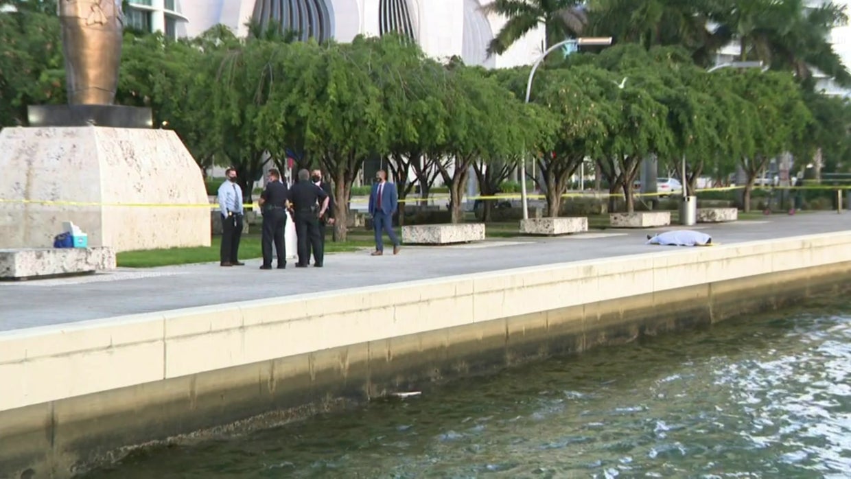 Woman's Body Found In Water In Downtown Miami - CBS Miami