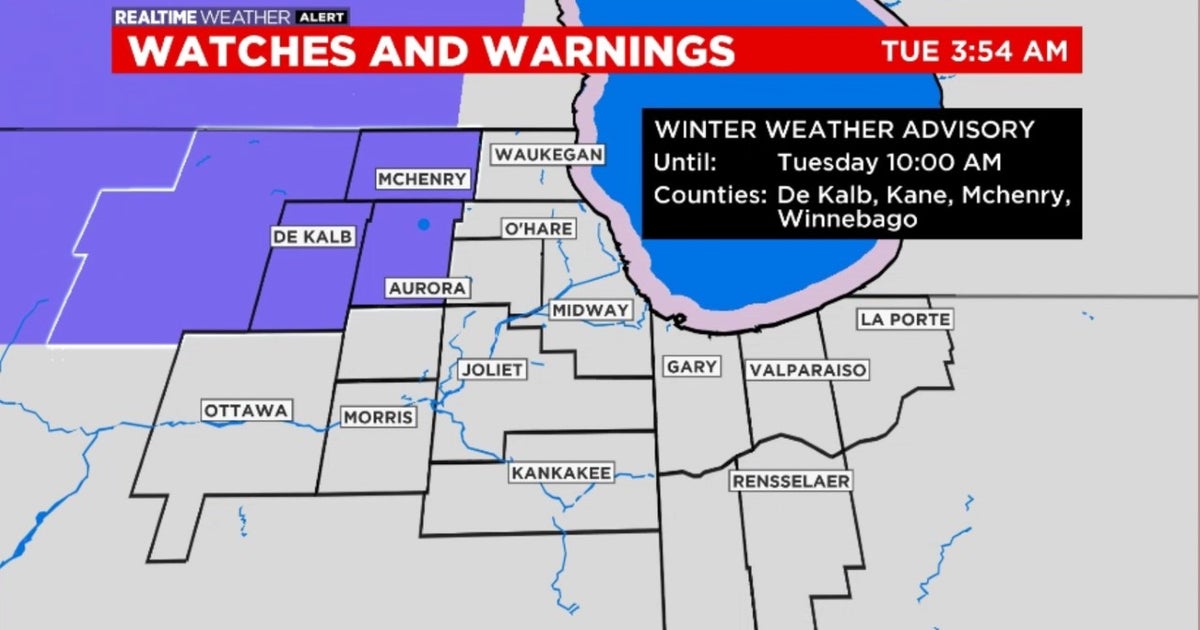 Chicago Weather: Winter Weather Advisory In Effect For DeKalb, Kane ...