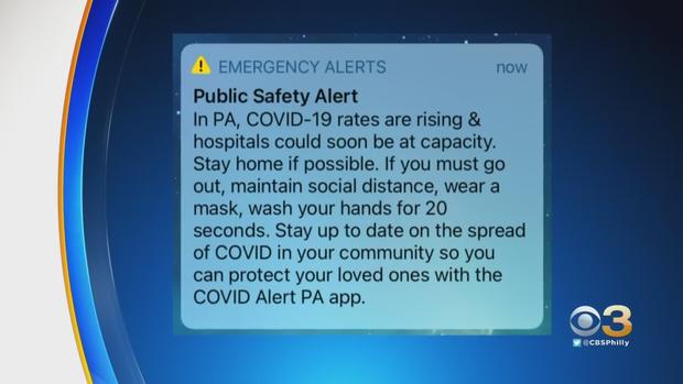 PA emergency alert 