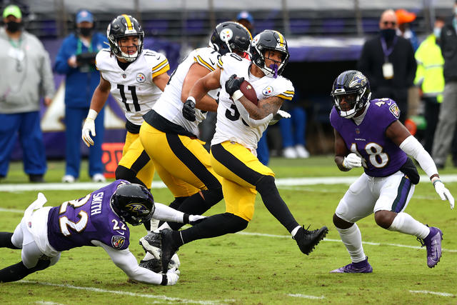 Ravens add 6, Steelers RB Conner goes on COVID-19 list, too